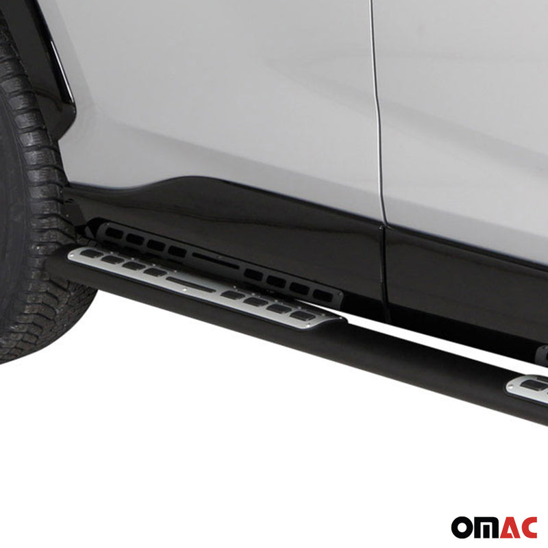 Minigonne laterali in acciaio per Ford Connect 2014-2020 Argento