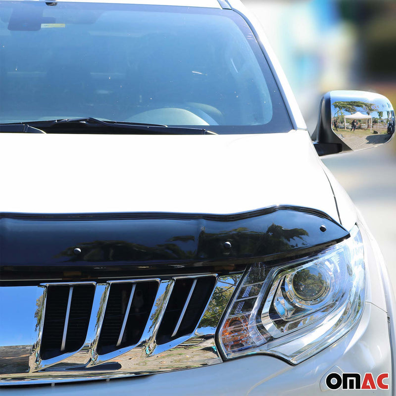 Zanzariera deflettore cofano per Mitsubishi L200 2015-2020 scura