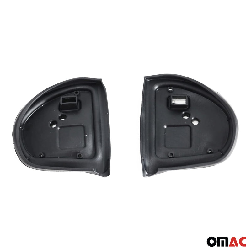 Gomma per specchietto retrovisore esterno per Mercedes Classe C W203 2000-2007 plastica nera 2 pezzi