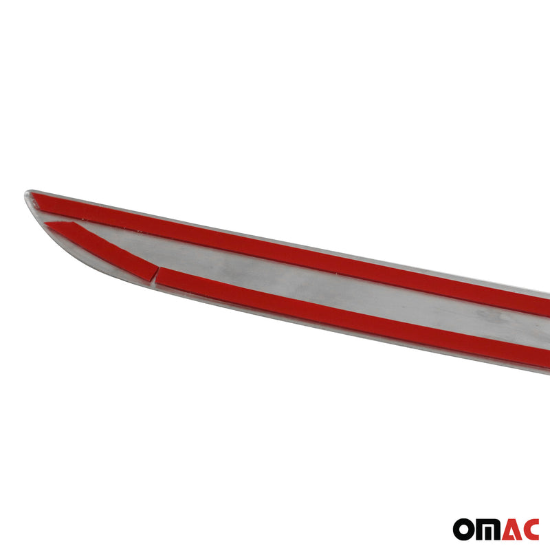 Modanatura posteriore del bagagliaio per Kia Venga 2009-2019 hatchback in acciaio inox cromato