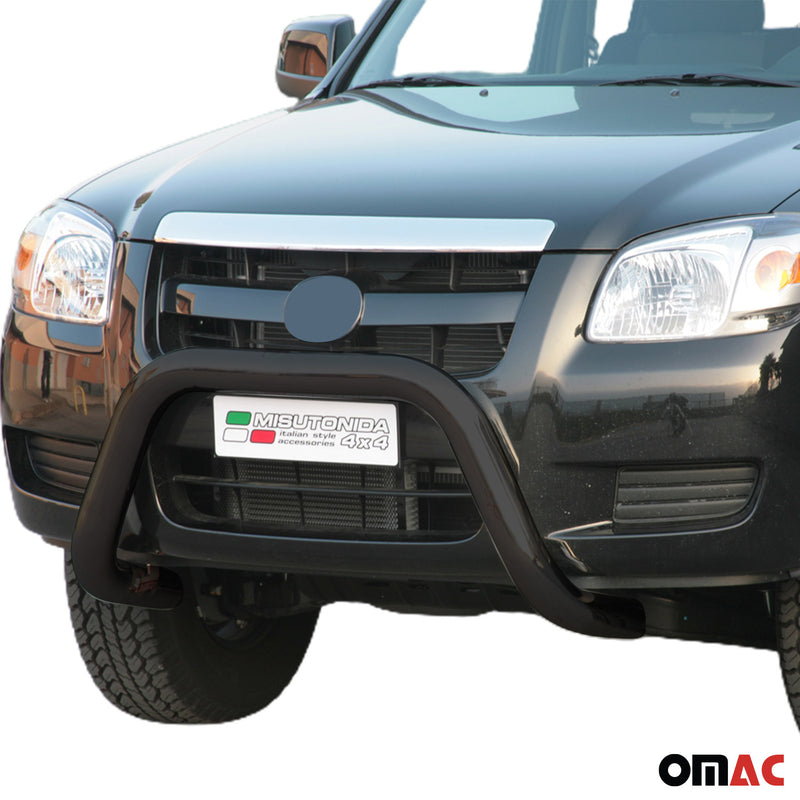 Protezione anteriore per Mazda BT-50 2006-2012 ø76mm acciaio nero
