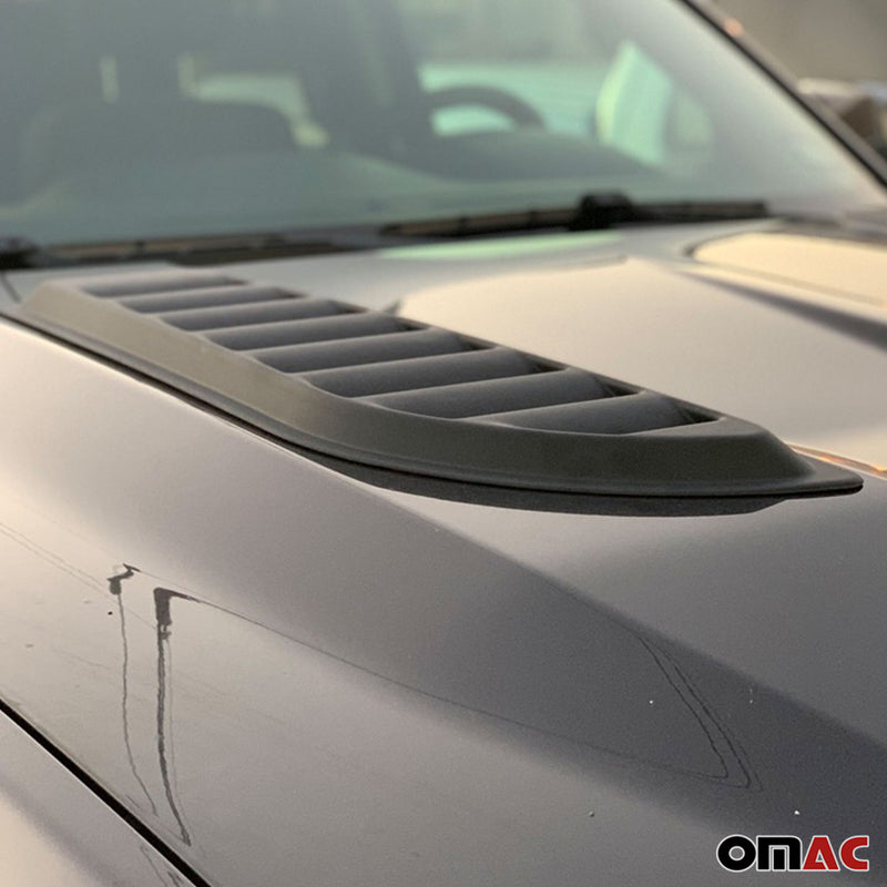 Presa d'aria per cofano motore per Jeep Renegade 2014-2025 ABS Nero 2 pezzi 