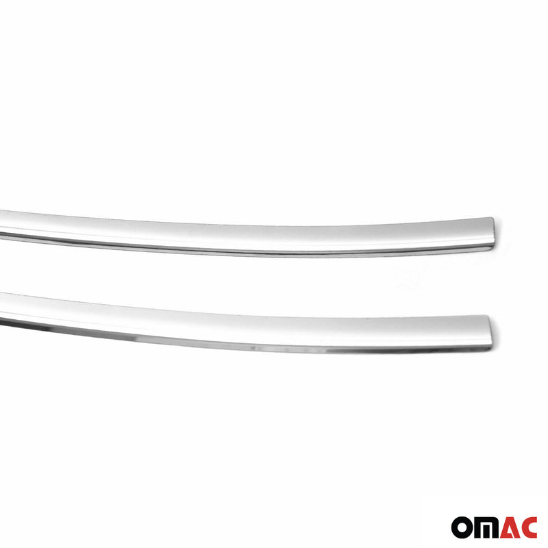 Kühlergrill Leisten Grillleisten für VW Jetta 2010-2014 Edelstahl Silber 2tlg