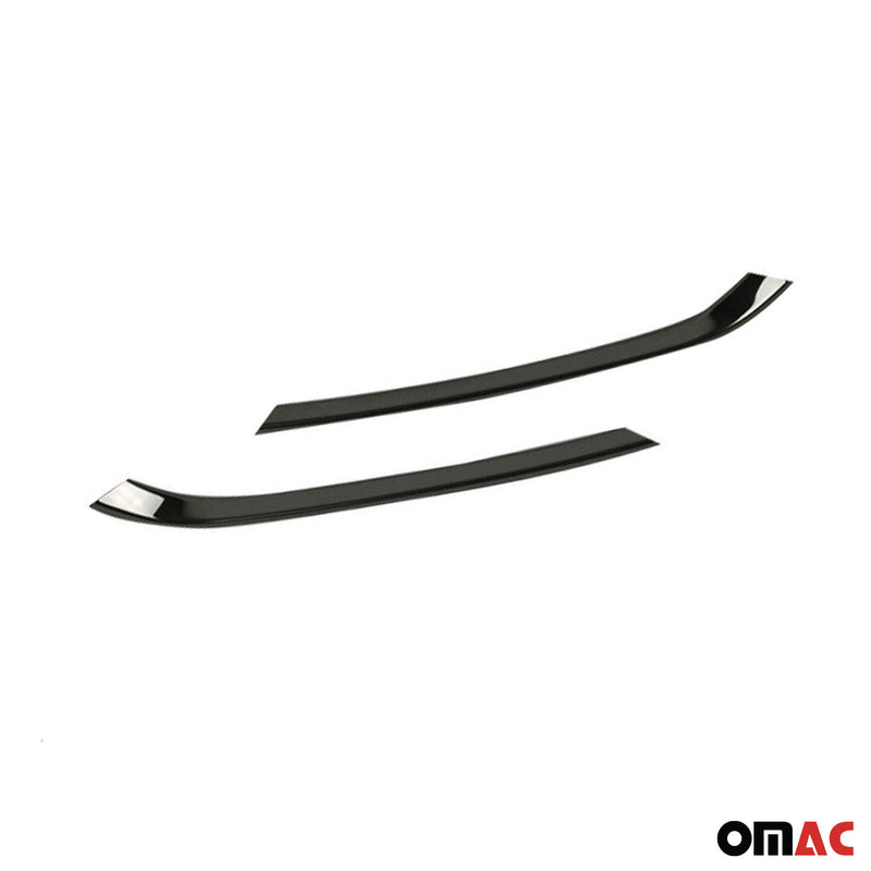 Cornice fendinebbia per Opel Astra K hatchback cromata scura 2x 