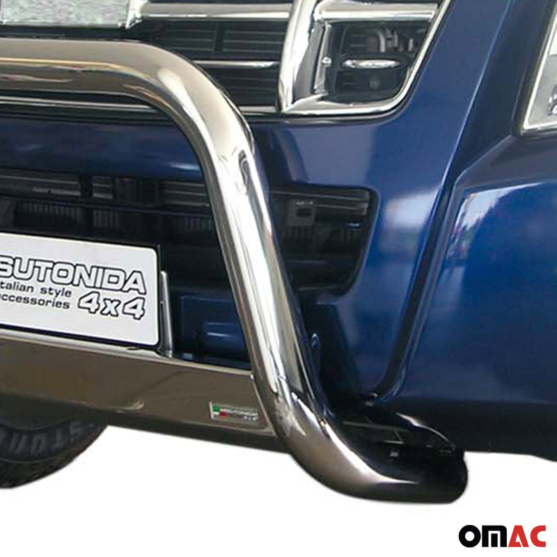 Protezione anteriore per Isuzu D-Max 2006-2012 ø63mm acciaio argento