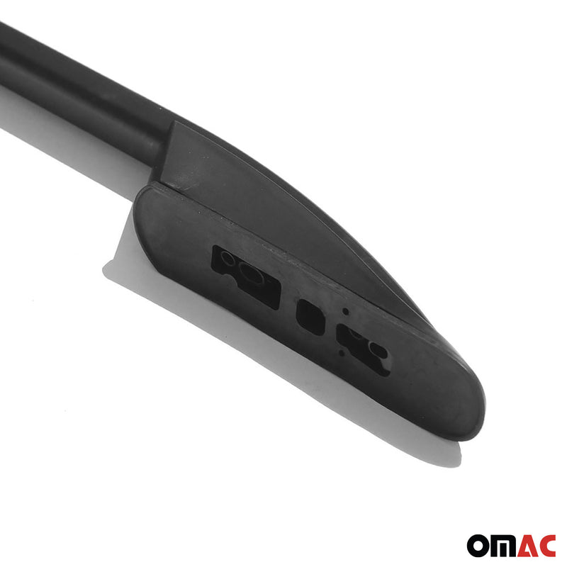 Barre portatutto per VW Caddy 2021-2025 L2 Longer Alu Nero 2x