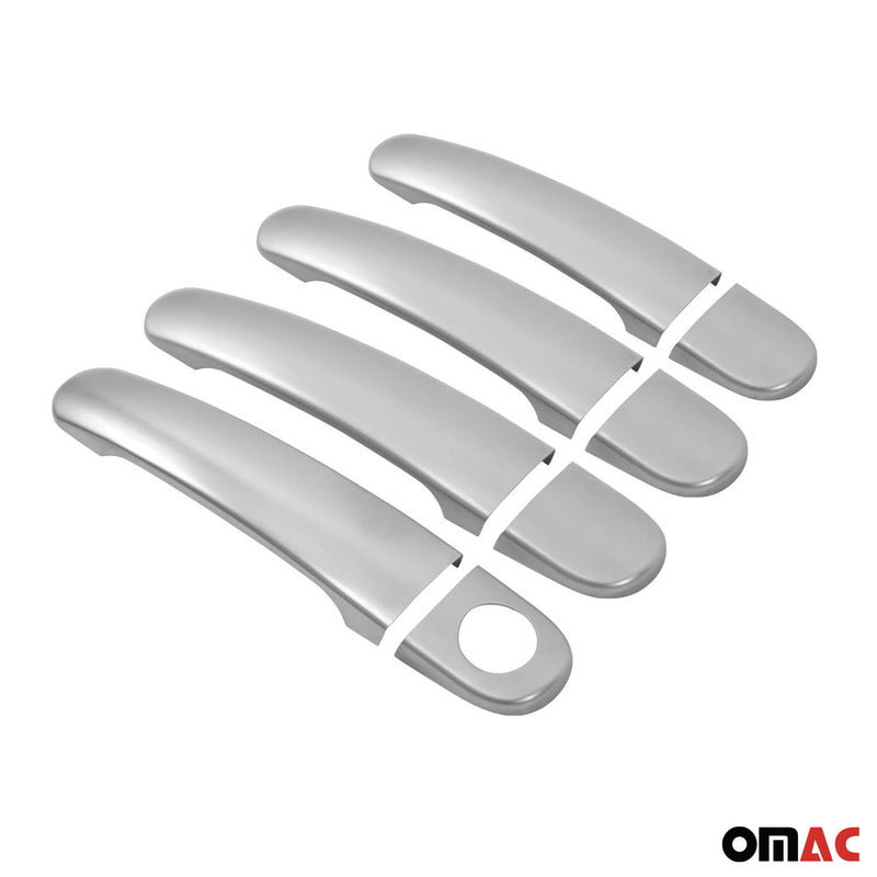 Copri maniglia porta, copri maniglia porta per Seat Leon 1999-2012 4 porte in acciaio inox opaco 8x 