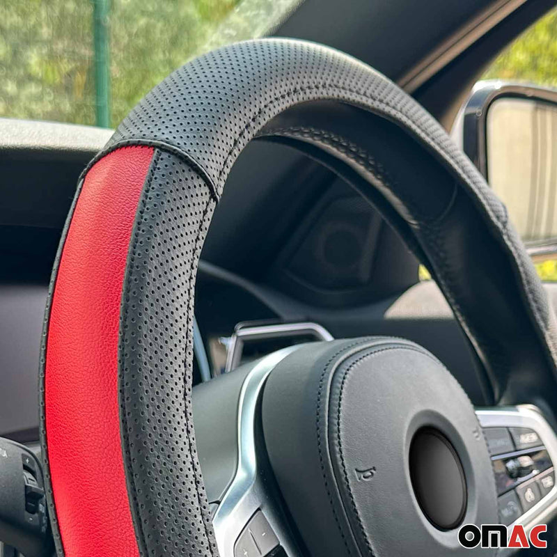 Coprivolante protezione volante coprivolante nero mezzaluna rosso Ø 38-40 cm
