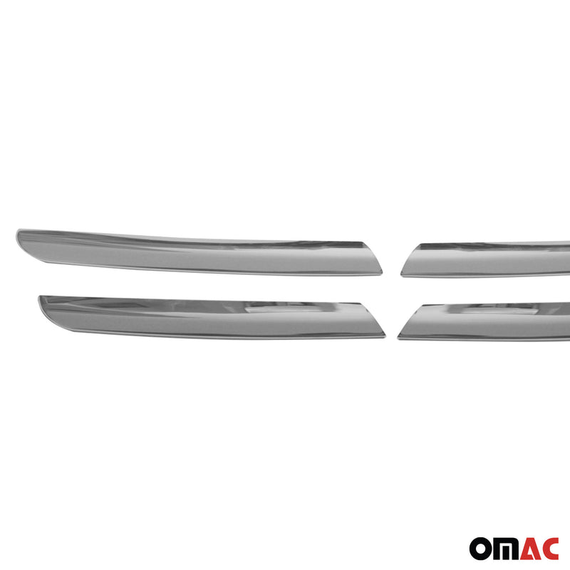 Strisce griglia radiatore per Dacia Dokker 2012-2021 acciaio inox argento 4x 