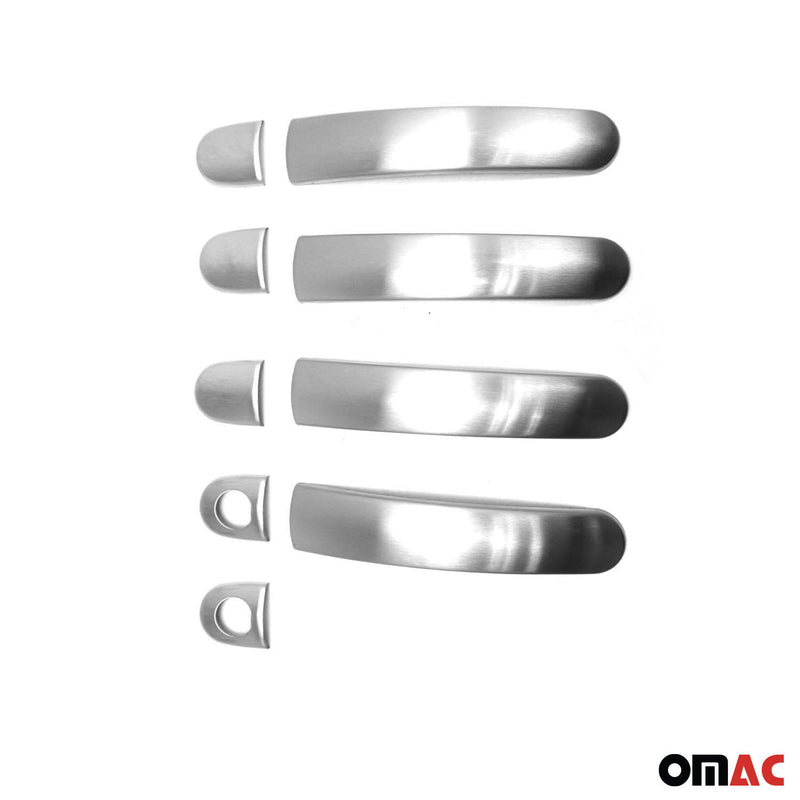 Copertura maniglia porta cromata per Seat Toledo 2012-2019 4 porte spazzolata 9 pezzi