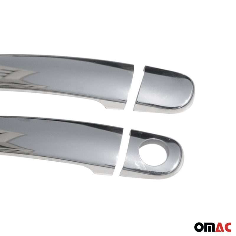 Copri maniglia porta, copri maniglia porta per Seat Leon 1998-2012 2 porte in acciaio inox argento 4x 