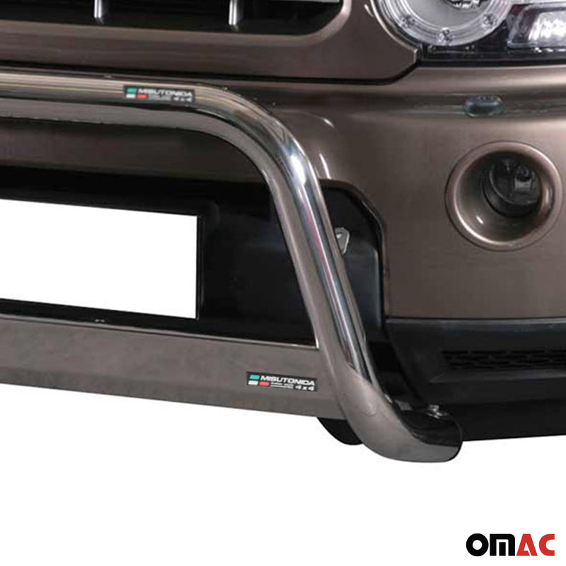 Barra di protezione anteriore per Land Rover Discovery 4 2009-2016 ø63 grigio acciaio