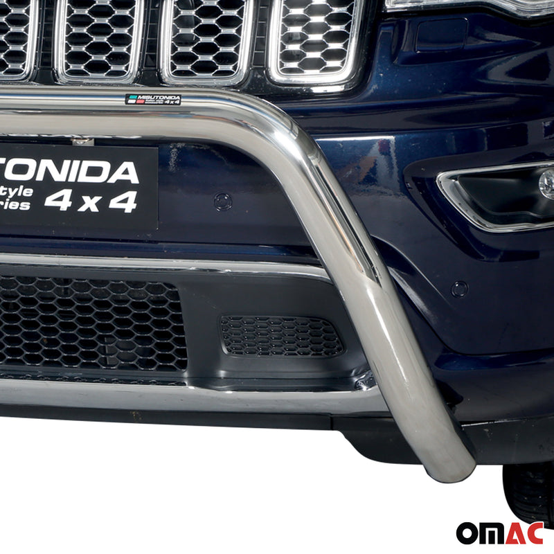 Protezione anteriore per Jeep Grand Cherokee 2013-2017 ø76mm acciaio argento