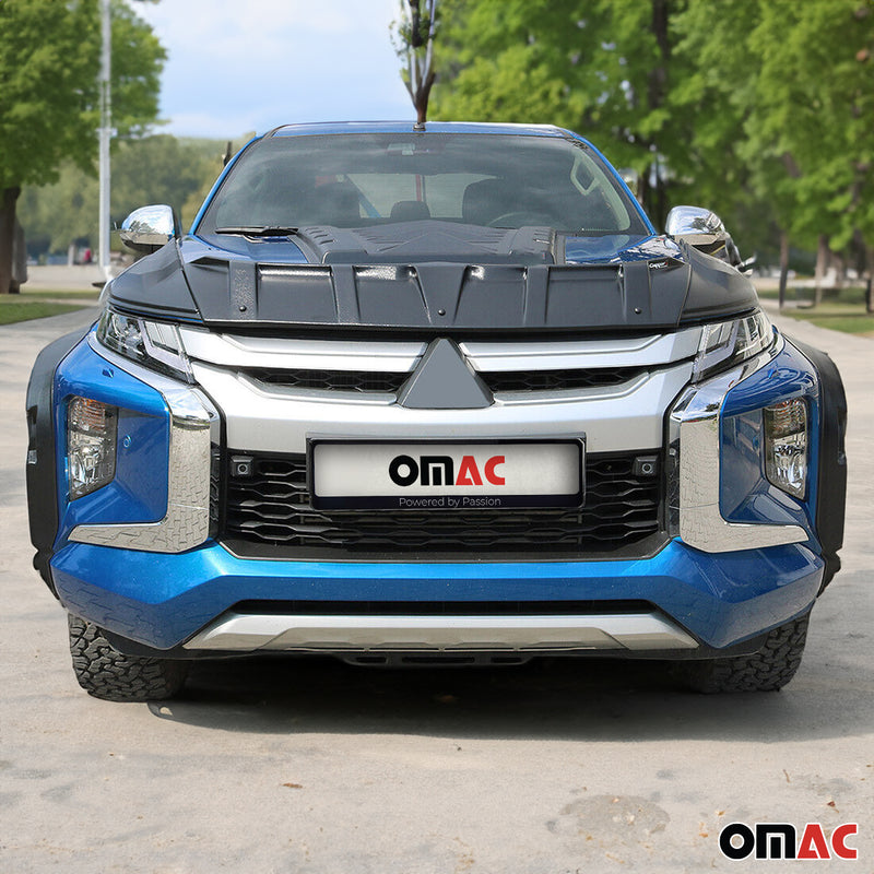 Spoiler posteriore alettone posteriore labbro posteriore per Mitsubishi L200 2019-2025 ABS Nero 3 pezzi 