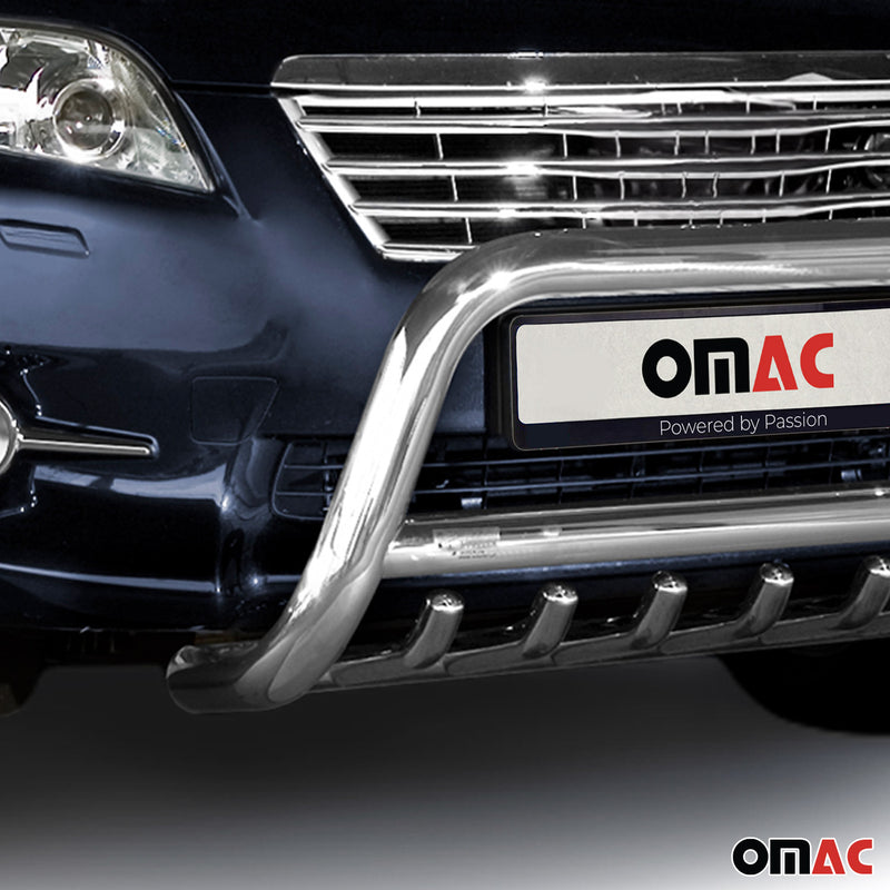 Frontbügel Frontschutzbügel für Toyota RAV4 2010-2013 mit ABE Stahl Silber