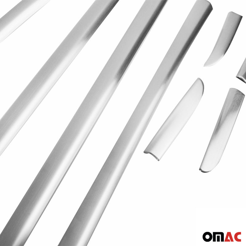 Listelli decorativi per finestrini per Renault Clio Hatchback 2012-2019 in acciaio inox, 8 pezzi