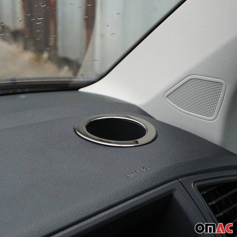 Telaio portabicchieri portabicchieri per VW T6 T6.1 tutti i modelli 2015-2024 acciaio inox scuro