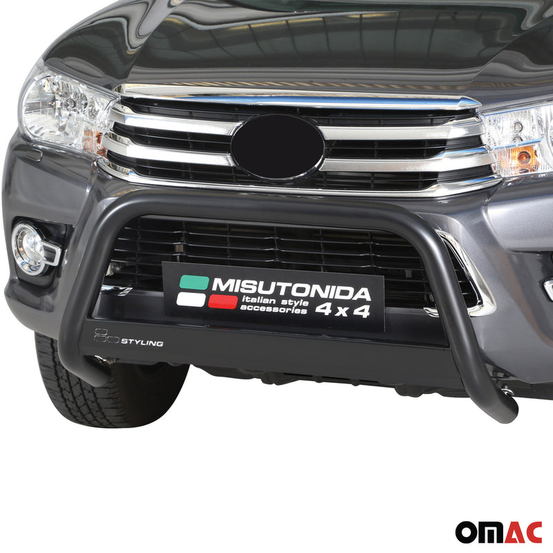 Protezione anteriore per Toyota Hilux 2016-2018 ø63mm acciaio nero 