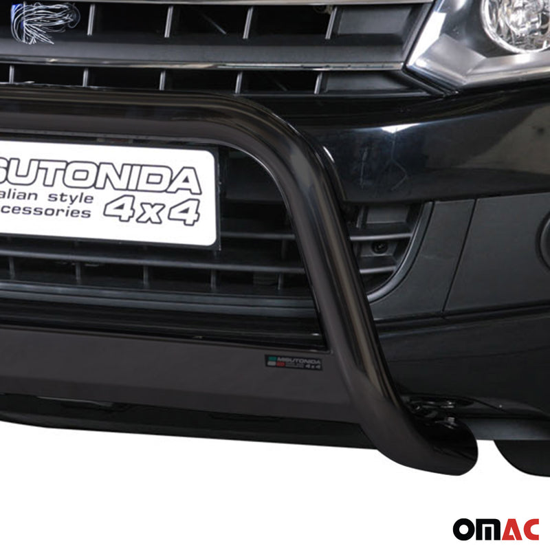 Barra di protezione anteriore per VW Amarok Trendline 2010-2016 ø63 acciaio nero 