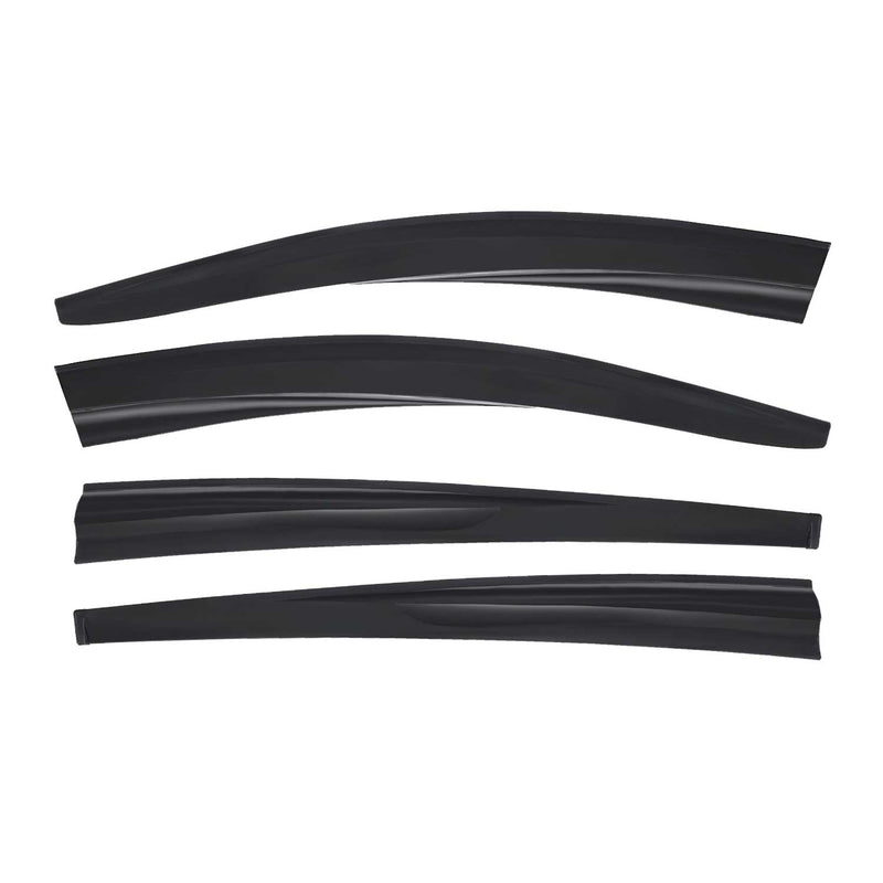 4 deflettori d'aria e deflettori antipioggia per Renault Megane Hatchback 2008-2016 scuri