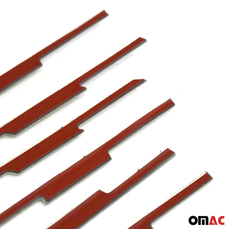Strisce griglia per Peugeot Rifter 2018-2025 Cromate Argento 6x 