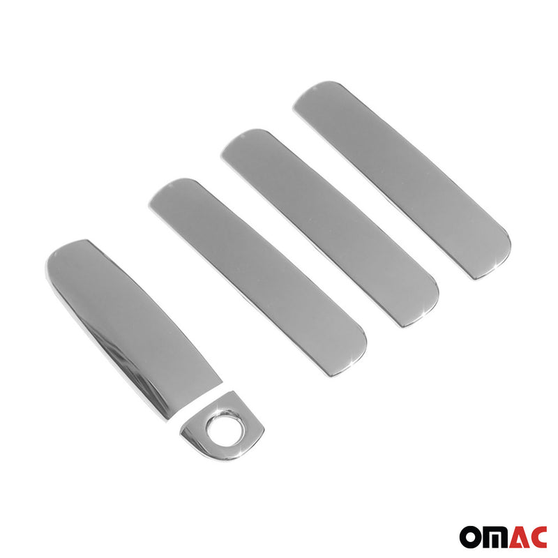 Copri maniglia porta, copri maniglia porta per Audi A8 2002-2009 4 porte in acciaio inox argento 5 pezzi