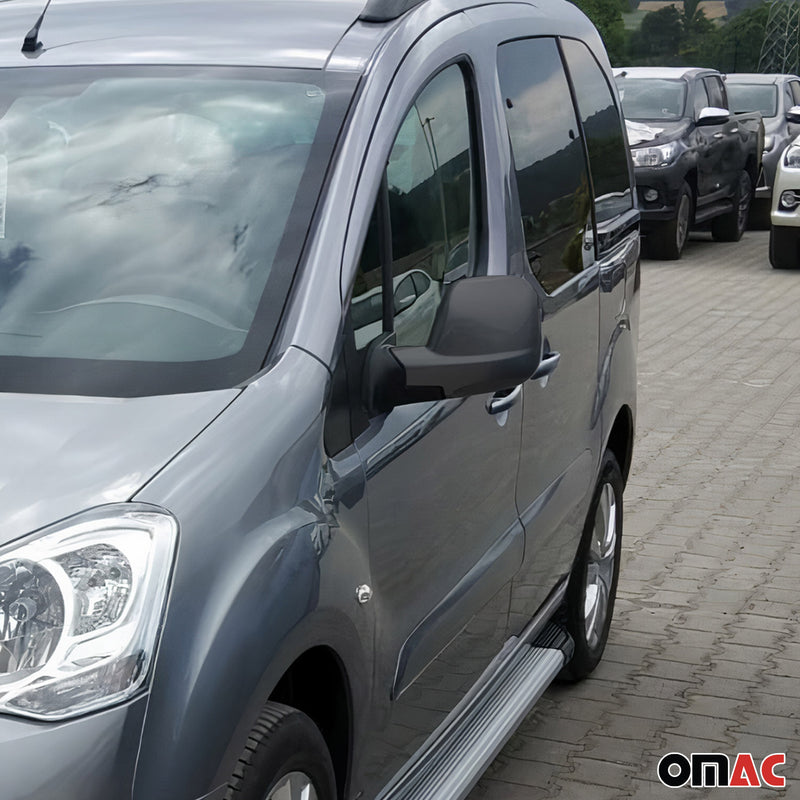 Calotte specchietti retrovisori per Citroen Berlingo 2008-2012 ABS scuro