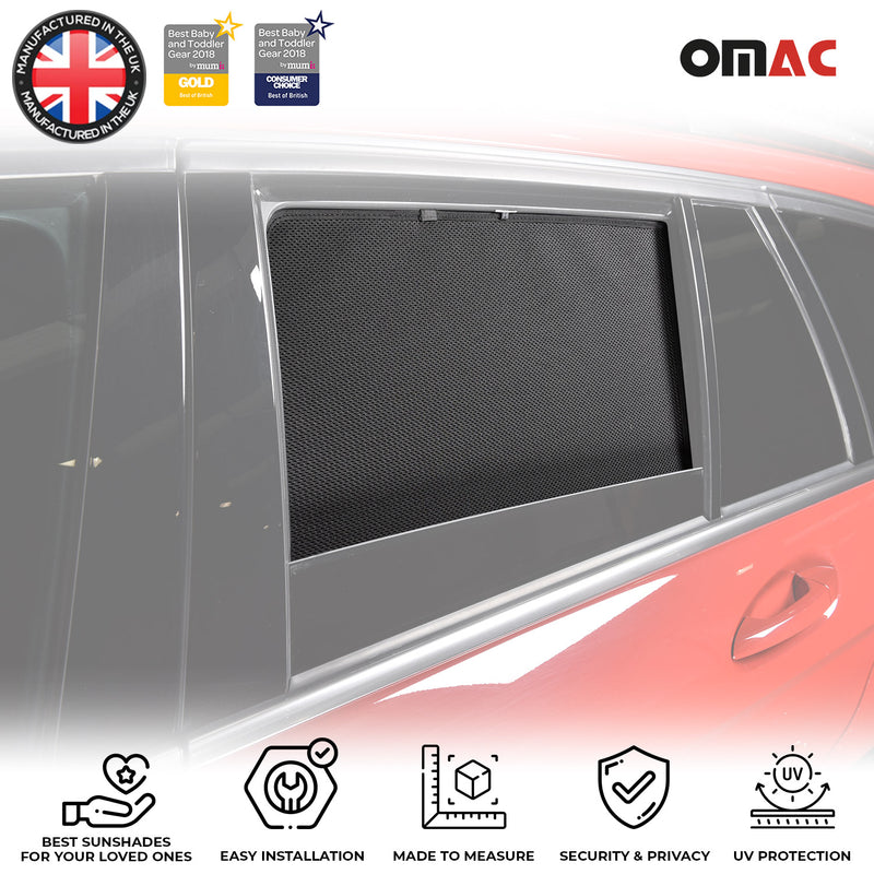 Tendine parasole per Mercedes Classe C S204 2007-2014 porte posteriori 4 pezzi