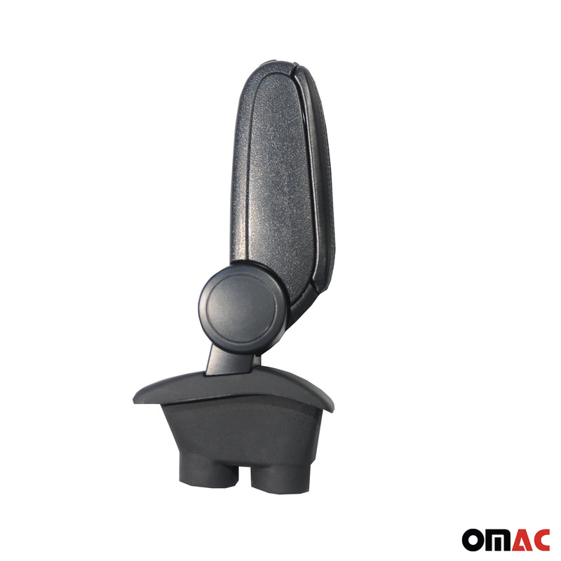 Mittelarmlehne Armlehne Mittelkonsole für Peugeot 208 2012-2019 PU-Leder Schwarz