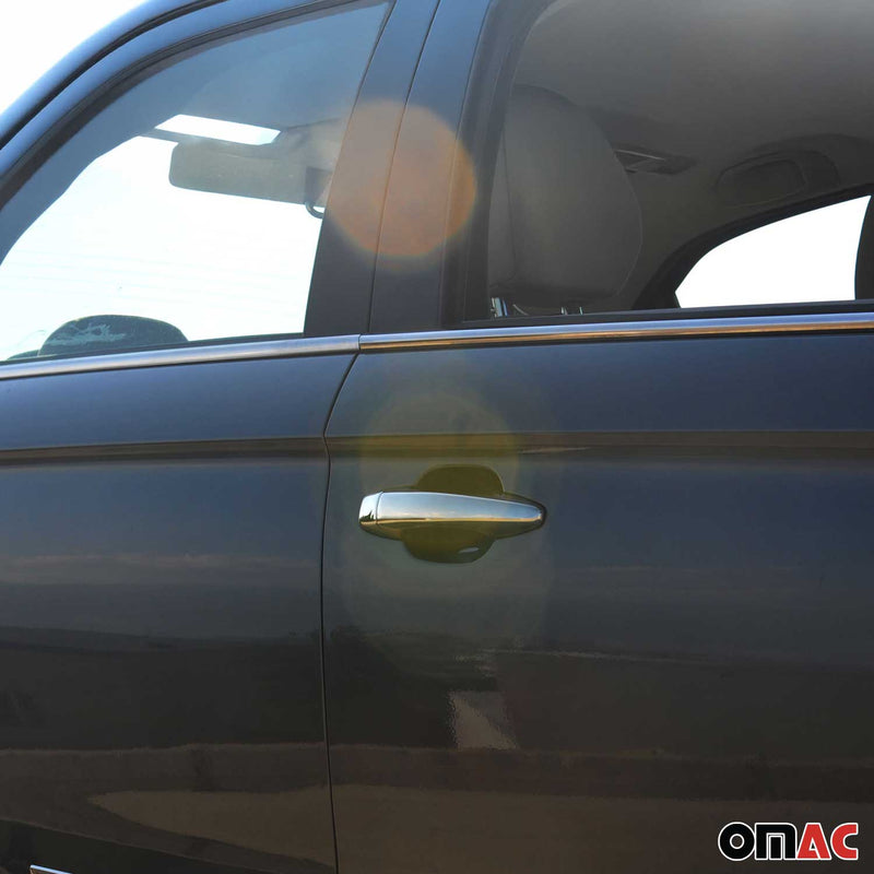 Listelli decorativi per finestrini per Peugeot 301 2012-2025 in acciaio inox cromato, 6 pezzi