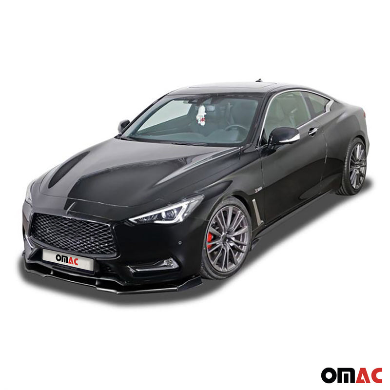 Spoiler anteriore RDX Vario-X per Infiniti Q60 Nero 