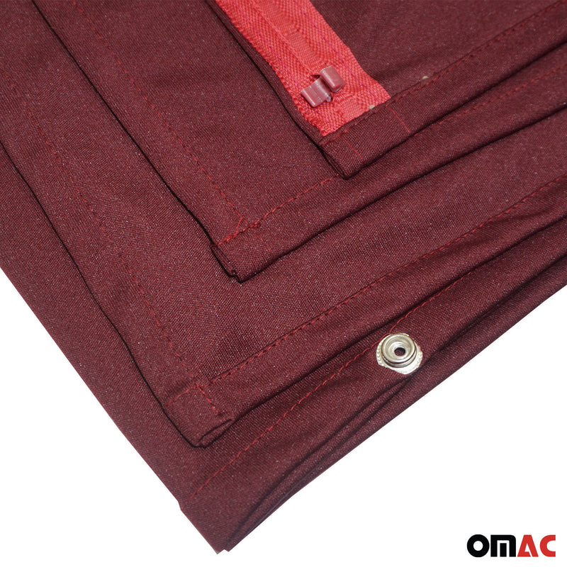 Tendine parasole per portellone posteriore per Nissan Interstar H3, rosse, 2 pezzi