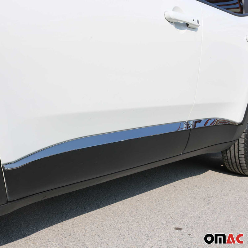 Striscia di protezione per portiera laterale, strisce per portiera per Jeep Renegade 2015-2024 Cromate 4x 