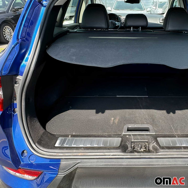 Paraurti di protezione della soglia di carico interna per Renault Kadjar 2015-2019 in acciaio inox, 2 pezzi