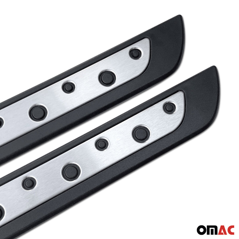 Soglie porte per Fiat Freemont 2011-2016 in plastica cromata 2x 