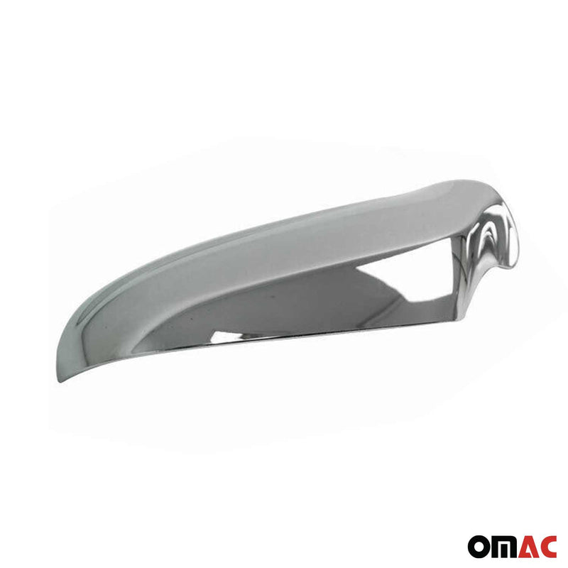 Calotte specchietti retrovisori per Opel Astra H 2004-2009 cromate ABS argento 2 pezzi