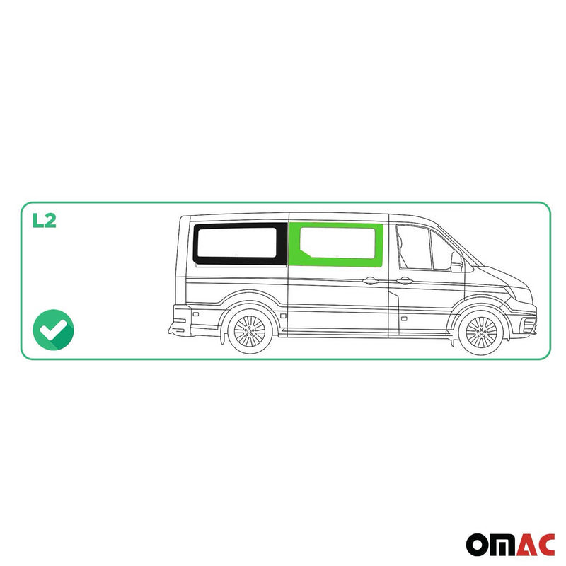 Seitenfenster Auto Fenster für VW Crafter 2017-2025 Schiebetür Rechts L2