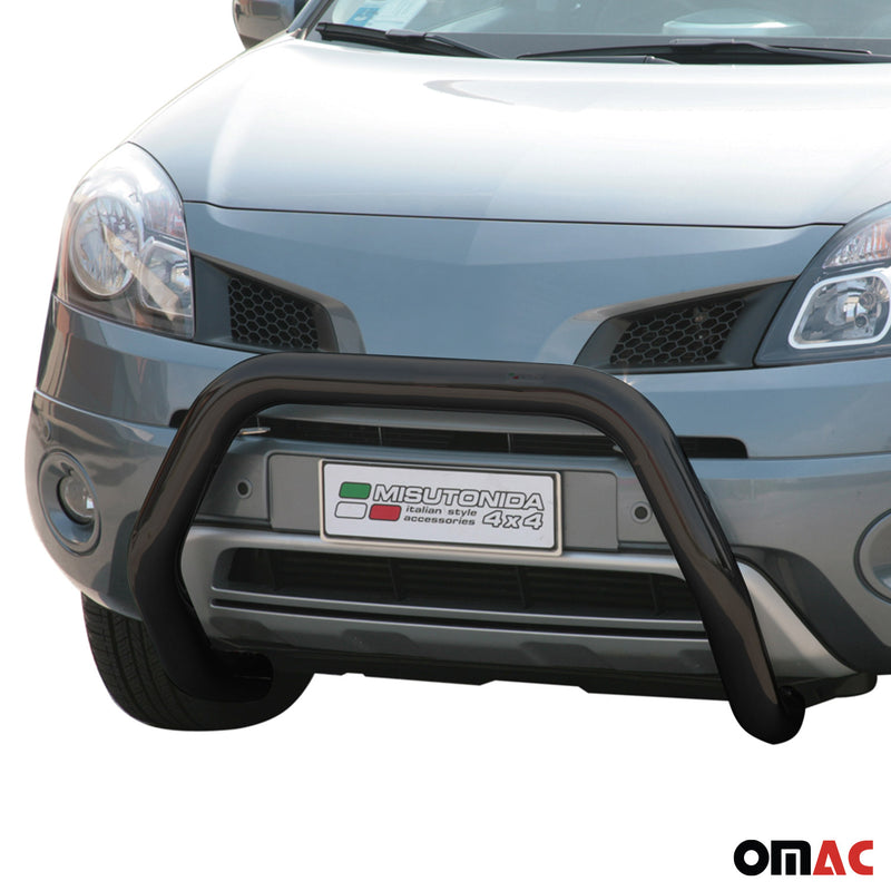 Barra di protezione anteriore per Renault Koleos 2008-2011 ø76mm acciaio nero 