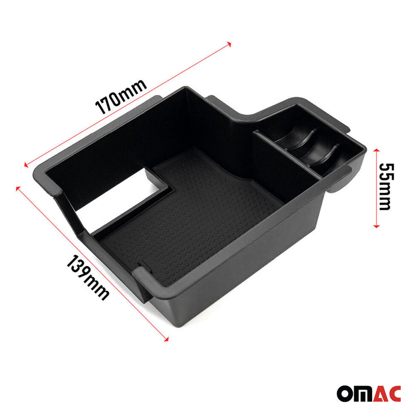 Scatola portaoggetti centrale per bracciolo per Skoda Octavia 2012-2019 ABS 