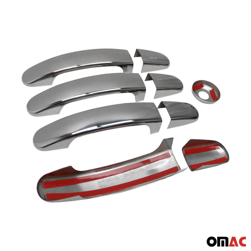 Copri maniglia porta, copri maniglia porta per Ford Tourneo Custom 2012-2024 in acciaio inox 8 pezzi