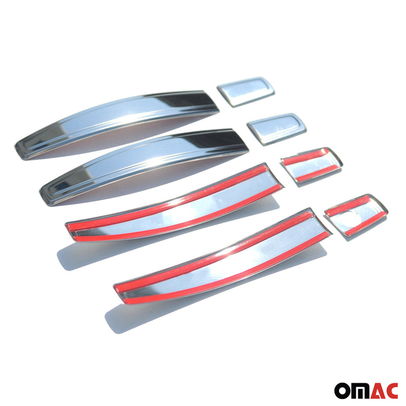 Copertura maniglia porta cromata per Opel Antara 2006-2015 4 porte in acciaio inox 8x 