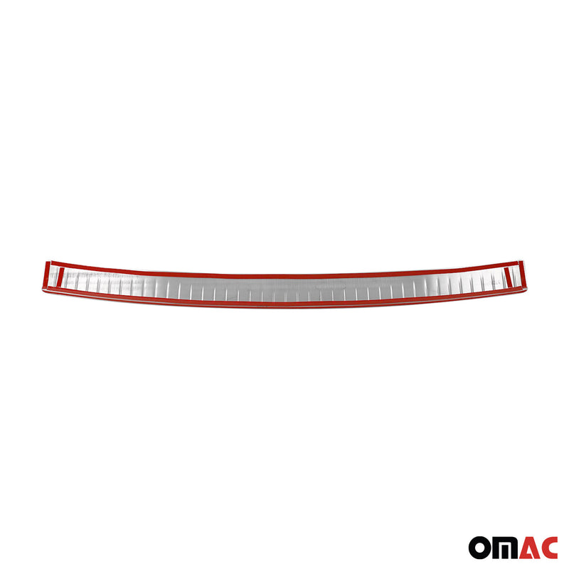 Protezione soglia di carico a doppia ala cromata spazzolata per VW T6 T6.1 Transporter 2015-2024
