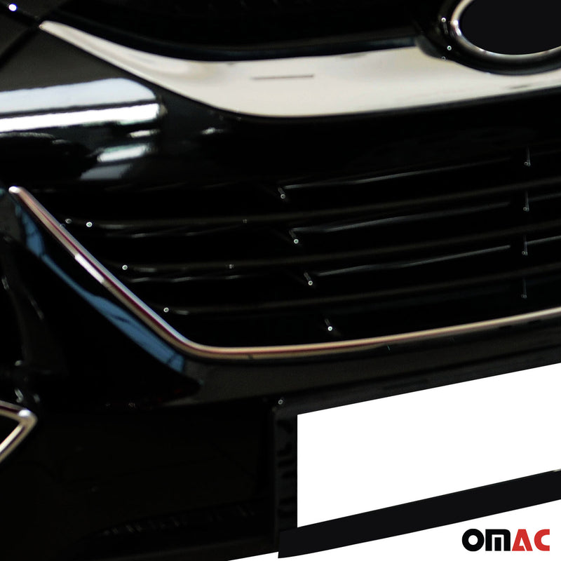 Strisce griglia per Hyundai ix35 2010-2015 in acciaio inox argento