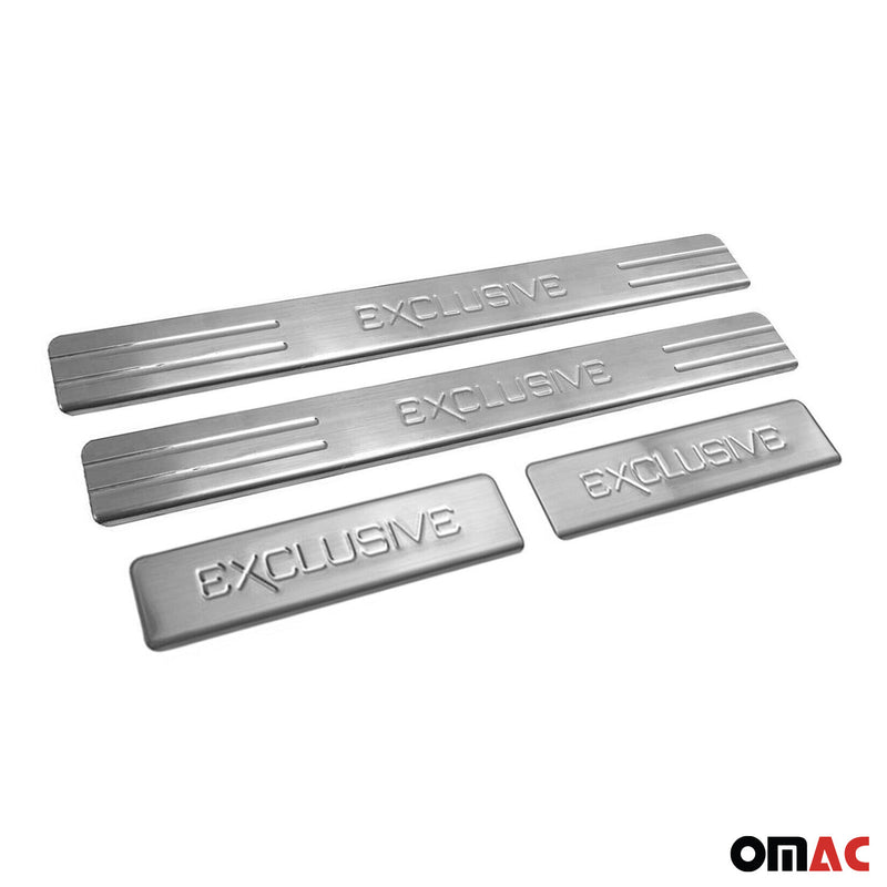 Soglie porte esclusive per Mazda 6 2012-2025 in acciaio inox 4x