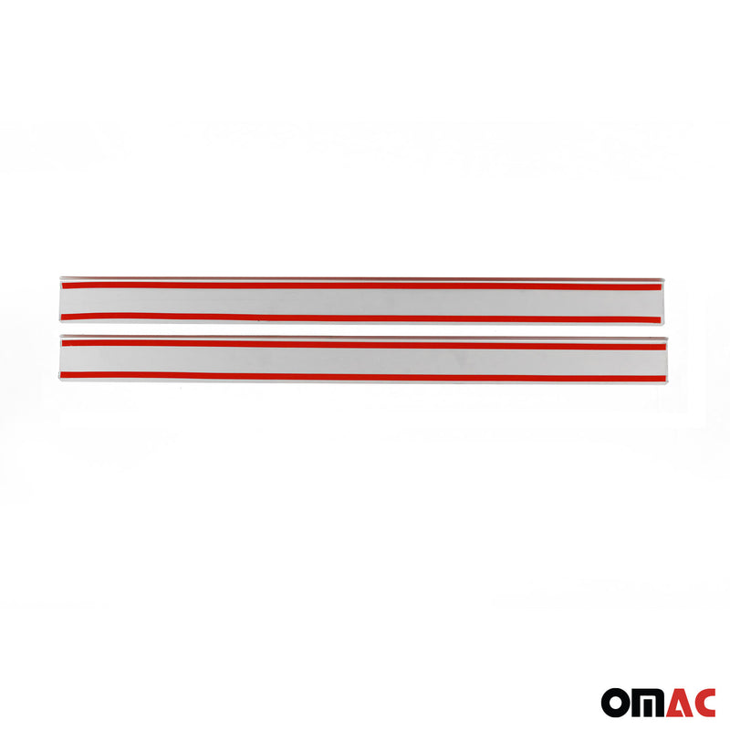 Battitacco per Toyota Corolla berlina 2013-2018 in acciaio inox cromato
