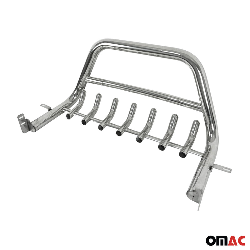Protezione anteriore per Ford Ranger 2015-2025 con ABE acciaio argento