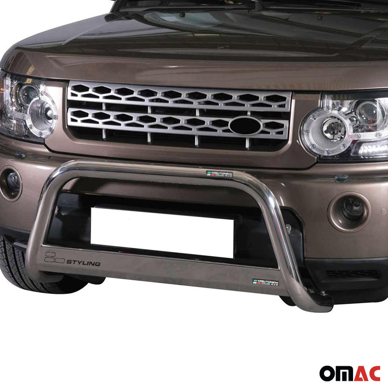 Barra di protezione anteriore per Land Rover Discovery 4 2009-2016 ø63 grigio acciaio