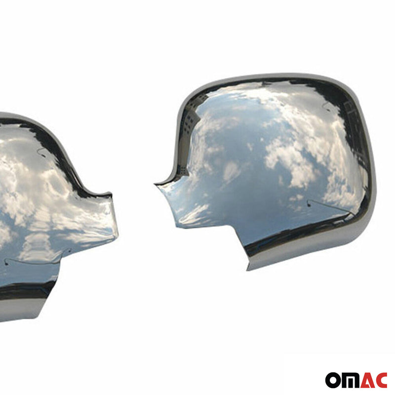 Spiegelkappen Spiegelabdeckung für Renault Kangoo 2008-2013 Edelstahl Silber