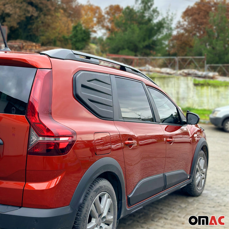 Listelli di protezione laterali per Dacia Jogger 2022-2025 in ABS nero, 4 pezzi