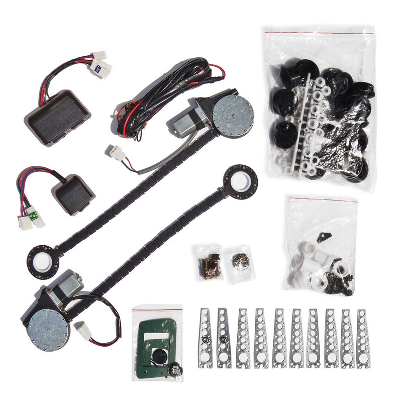 Kit di retrofit per alzacristalli elettrici universali JOM, set per 2 porte